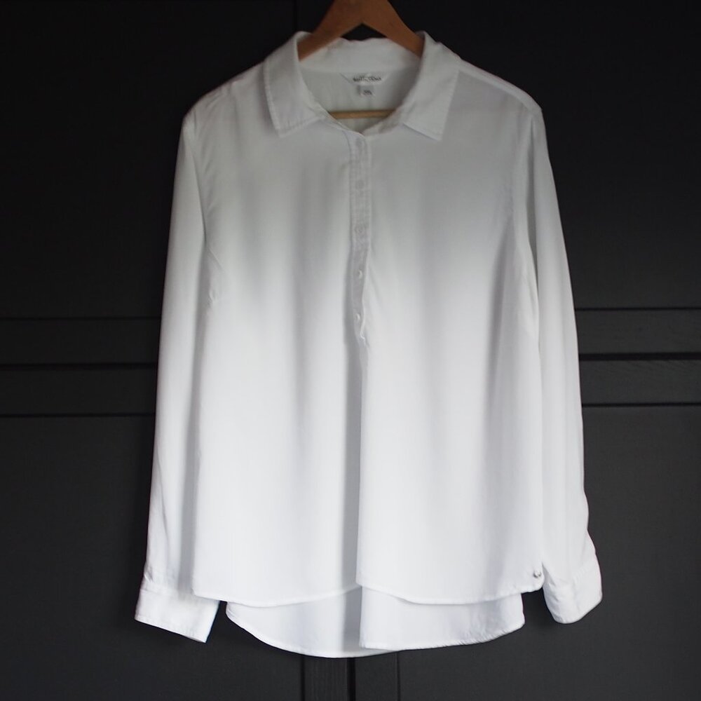 Northern Reflections | Long Sleeve White Shirt